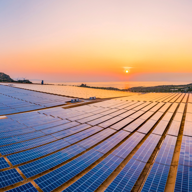 Engineers planning solar installation